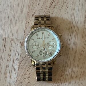 Michael Kors Two-Tone Gold and Silver Men's Watch